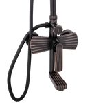 Coloana de dus Venustar ,cu trei functii , negru antichizat - imagine 4