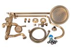 Coloana de dus Venustar , cu trei functii ,bronz antichizat - imagine 3