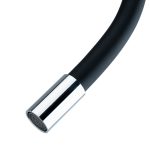 Baterie bucatarie Venustar, tip lebada pipa flexibila neagra - imagine 5