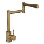 Baterie bucatarie Venustar, pipa extensibila, bronz antichizat - imagine 5
