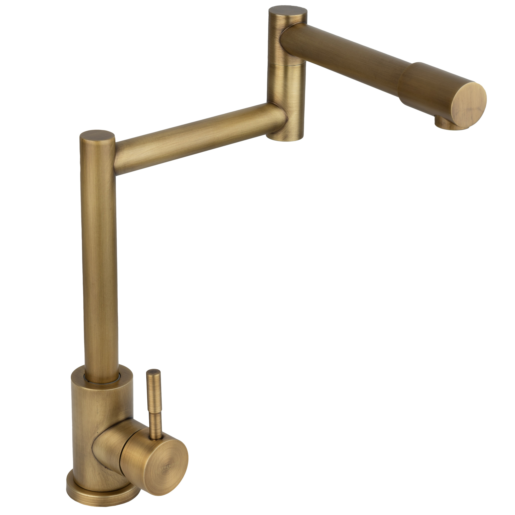 Baterie bucatarie Venustar, pipa extensibila, bronz antichizat