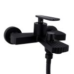 Baterie cada Venustar, montare pe perete , negru mat - imagine 5