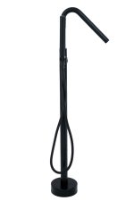 Baterie cada freestanding, Venustar ,negru mat - imagine 2