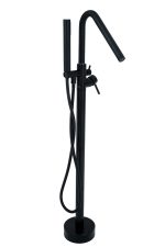 Baterie cada freestanding, Venustar ,negru mat