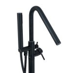 Baterie cada freestanding, Venustar ,negru mat - imagine 5
