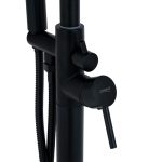 Baterie cada freestanding, Venustar ,negru mat - imagine 6