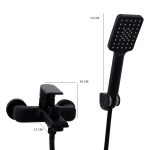 Baterie cada, Venustar , negru mat - imagine 2