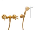 Baterie dus Venustar montare pe perete gold - imagine 2