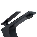 Baterie lavoar Venustar, montare chiuveta baie , negru mat - imagine 6