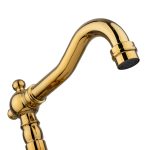 Baterie lavoar Venustar, montare pe blat ,gold - imagine 4