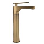 Baterie lavoar Venustar, montare pe blat , langa lavoar, bronz antichizat - imagine 3