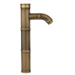 Baterie lavoar cu senzor Venustar, montare pe blat bronz antichizat - imagine 3