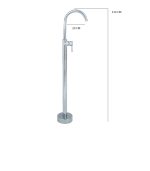 Baterie lavoar freestanding, Venustar, crom lucios - imagine 4