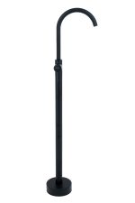 Baterie lavoar freestanding, Venustar ,negru mat - imagine 4