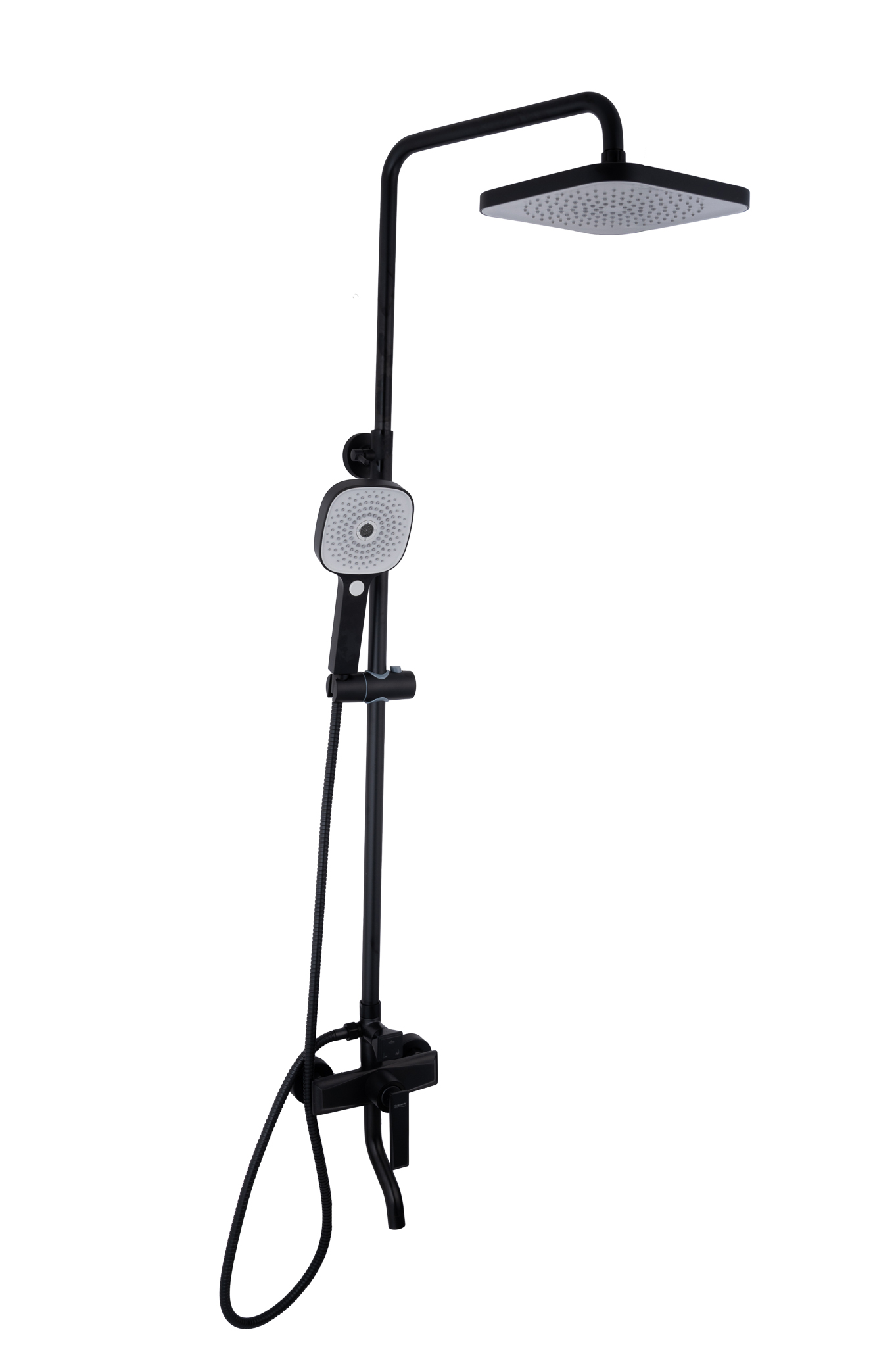 Coloana de dus, Venustar, negru mat cu trei functii