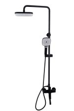 Coloana de dus, Venustar, negru mat cu trei functii - imagine 4