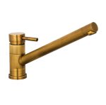 Baterie bucatarie Venustar, pipa lunga mobila , bronz antichizat - imagine 3
