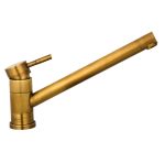 Baterie bucatarie Venustar, pipa lunga mobila , bronz antichizat - imagine 4