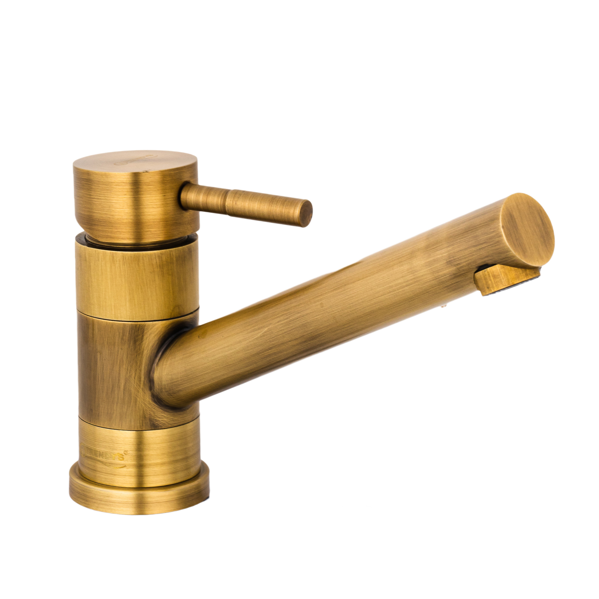 Baterie bucatarie Venustar, pipa medie mobila , bronz antichizat
