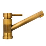 Baterie bucatarie Venustar, pipa medie mobila , bronz antichizat - imagine 4