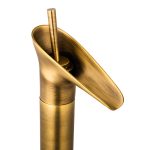 Baterie lavoar Venustar,freestanding , bronz antichizat - imagine 3