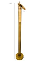 Baterie lavoar Venustar,freestanding , bronz antichizat - imagine 6