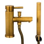 Baterie lavoar cu dus Venustar, bronz antichizat - imagine 3