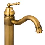 Baterie lavoar freestanding Venustar, bronz antichizat - imagine 4