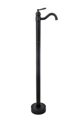 Baterie lavoar Venustar freestanding, ,negru mat