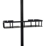 Coloana de dus Venustar, cu trei functii, negru mat cu broderie ceramica - imagine 6