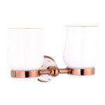 Set accesorii baie Venustar, cu sapte piese , rose-gold - imagine 5