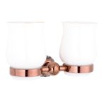 Set sapte piese , accesorii baie Venustar, rose-gold - imagine 7