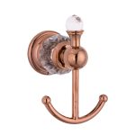 Set sapte piese , accesorii baie Venustar, rose-gold - imagine 9