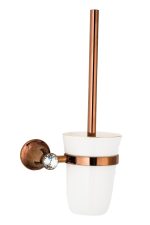 Set sapte piese accesorii baie Venustar,rose-gold - imagine 2