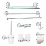 Set sapte piese accesorii baie wite-chrom Venustar