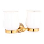 Set sapte piese ,accesorii baie,Jade gold Venustar - imagine 8