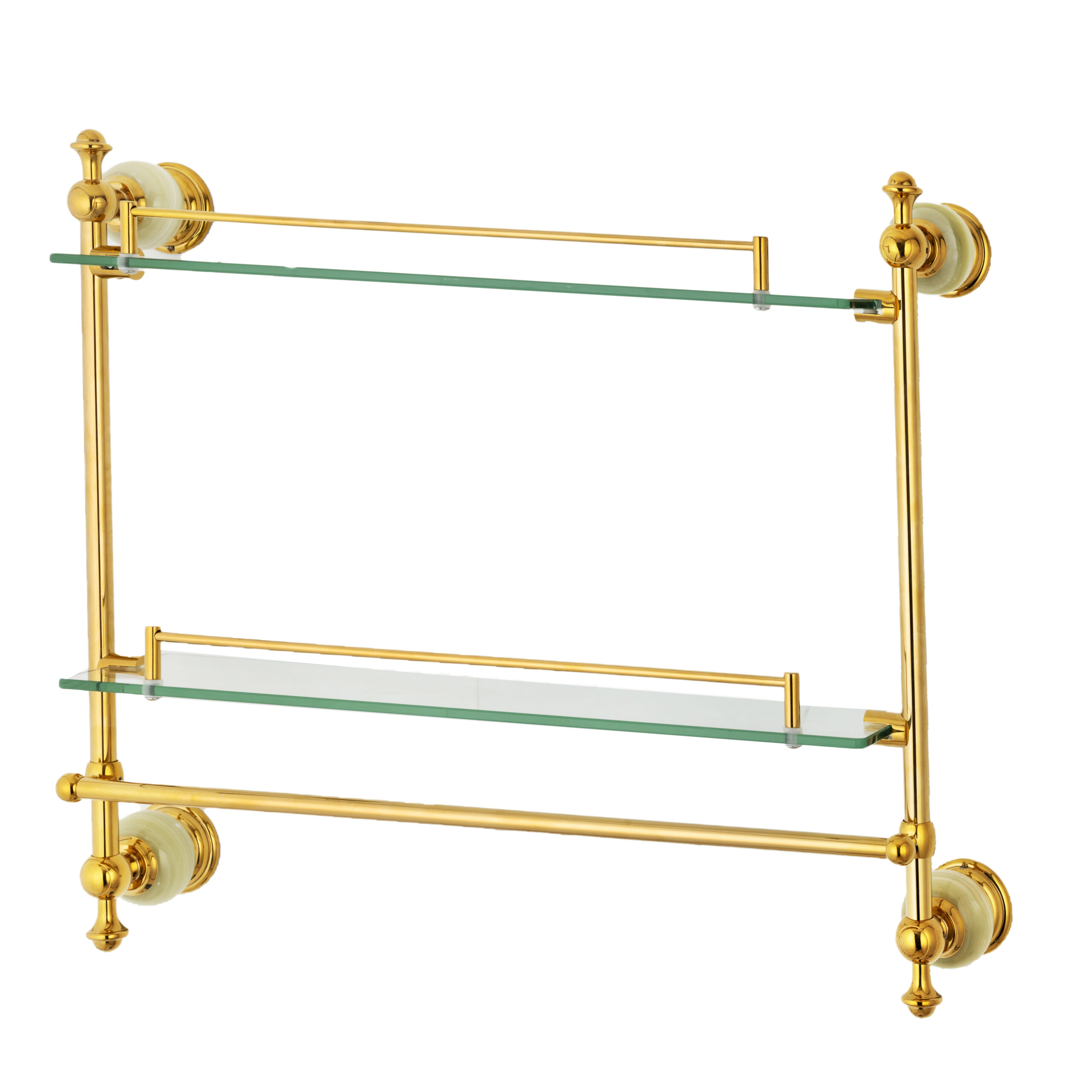 Etajera baie , Venustar montare pe perete jade-gold