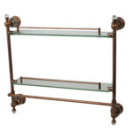 Etajera baie , Venustar montare pe perete rose -gold