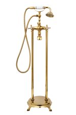 Baterie cada freestanding, Venustar, dubla comanda gold