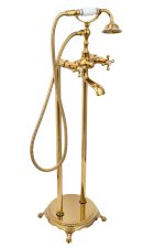 Baterie cada freestanding, Venustar, dubla comanda gold - imagine 11