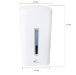 Dispenser dezinfectant Venustar, 1000 ml cu senzor alb mat - imagine 2