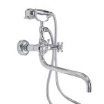 Baterie cada Venustar pipa lunga mobila montare perete crom lucios - imagine 6