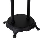 Baterie cada freestanding, Venustar, dubla comanda, negru mat - imagine 6