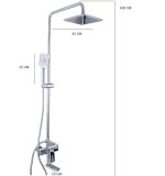 Coloana de dus Venustar ,crom ,cu trei functii - imagine 3