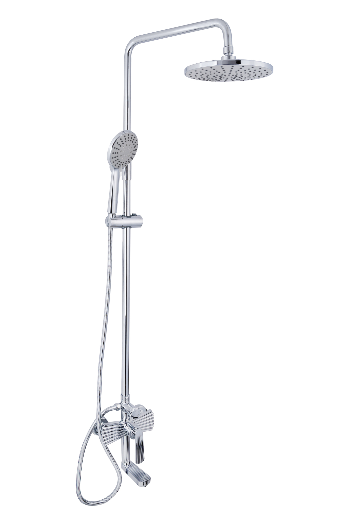 Coloana de dus Venustar ,cu trei functii,crom lucios