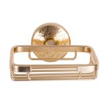 Set accesorii baie Venustar, 5 piese auriu - imagine 5