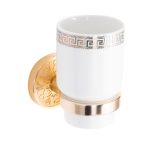 Set accesorii baie Venustar, 5 piese auriu - imagine 3