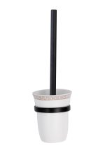 Set accesorii baie Venustar, 5 piese negru -auriu - imagine 4