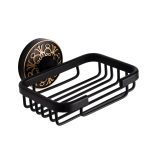 Set accesorii baie Venustar, 5 piese negru -auriu - imagine 7