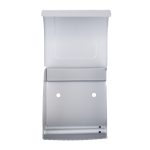 Suport rola hartie igienica ,rabatabil,gri mat - imagine 5